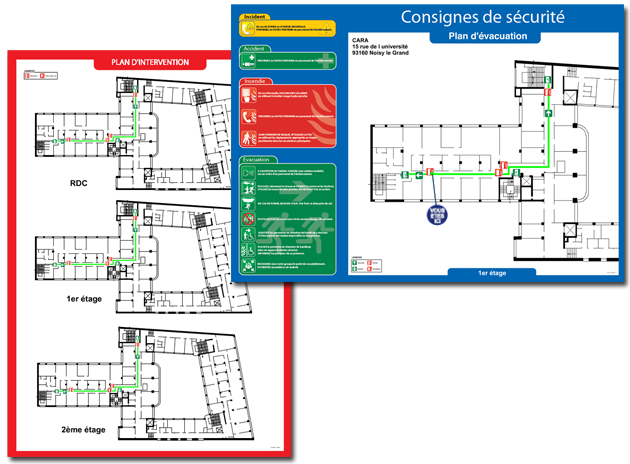 plans de sécurité incendie